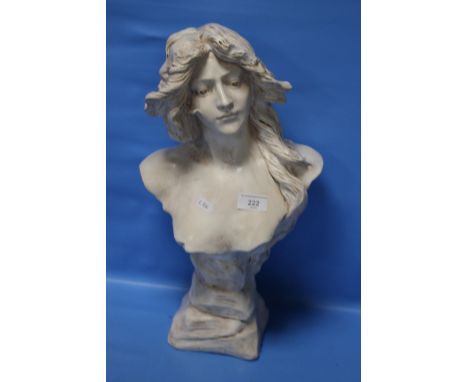 A CERAMIC CLASSICAL BUST