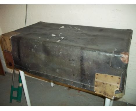 A TRAVEL STORAGE TRUNK,  AND A LOG SPLITTER