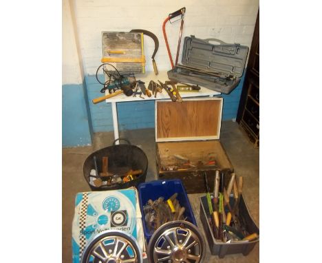 DIY TOOLS TO INCLUDE TOOL BOXES AND CONTENTS