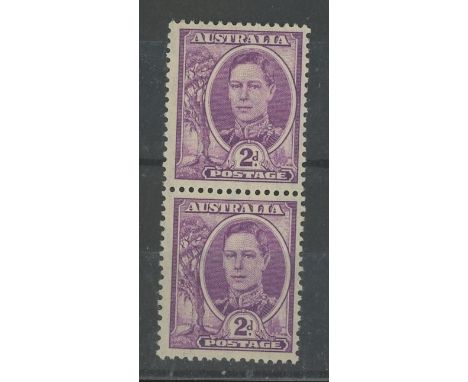 1949 2d coil pair U/M, fine. SG 205b Cat £95