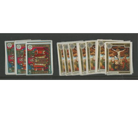 1975 Europa set U/M x 28 sets. Cat £742 (56)