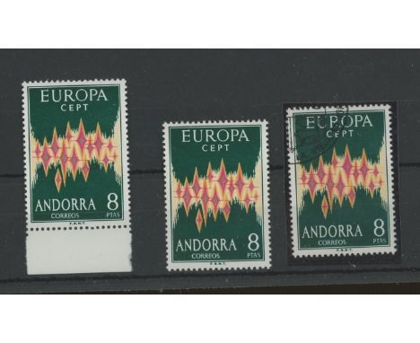 1972 Europa set U/M (2) &amp; F/U. SG 67 Cat £550 (3)