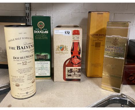 FOUR SCOTCH WHISKYS &amp; GRAND MARNIER