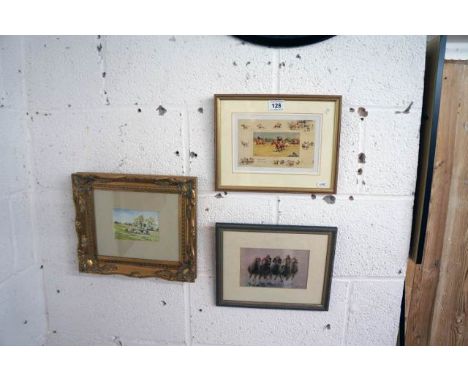 3 pictures to include Snaffles and racing print