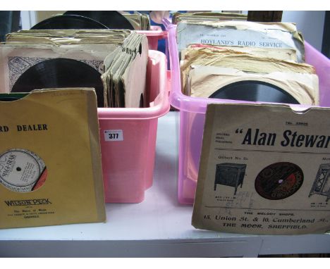 78RPM Records - a collection of over eighty on varying labels, most noted the rarer Zonophone, Homochard and Piccadilly label