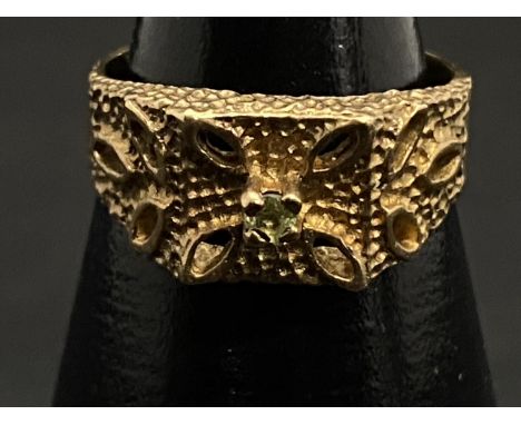 A vintage 9ct gold ring 3.43g 