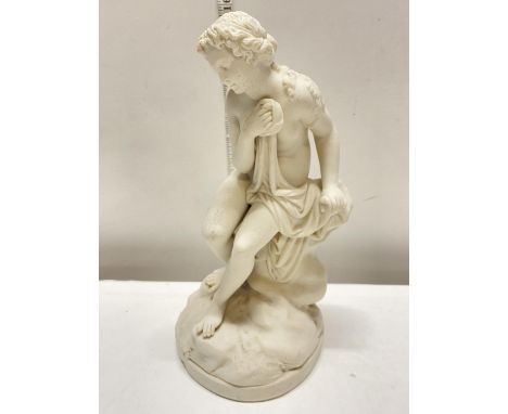A ceramic classical figurine h37cm, shipping unavailable