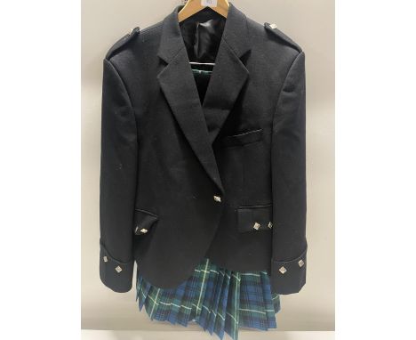 A pure wool Scottish jacket and kilt combination 