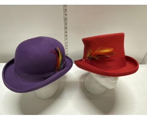 Two vintage wool hats by Majorware 
