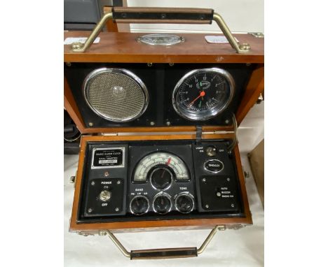A novelty vintage Spirit of St Louis Radio Alarm Clock (untested) 