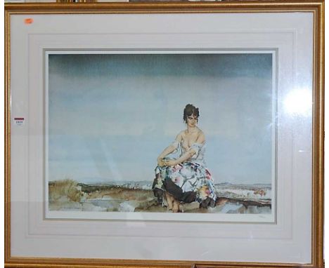 William Russell Flint (1880-1969) - Madmoiselle Sophie, limited edition lithograph, No.374/850, 43 x 61cm