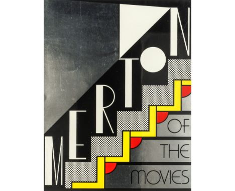 MERTON OF THE MOVIES (CORLETT 61)Color screenprint, 1968, on silver foil, signed and numbered 48/450 in pencil, printed by Fi
