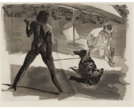 BEACH Etching and aquatint, 1987, on Hahnemühle paper, signed and numbered 7/100 in pencil, printed by Aldo Crommelynck, Pari