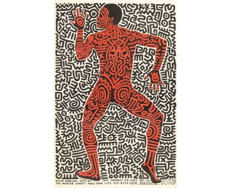 INTO '84......SHAFRAZI GALLERY POSTERColor offset lithograph, 1984, on wove paper, with full margins, unframed.Image 33 3/4 x