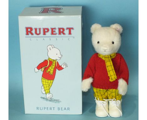 A modern Steiff Rupert Classic 'Rupert Bear (white)' limited-edition figure no.145/3000, with CofA, (boxed). 