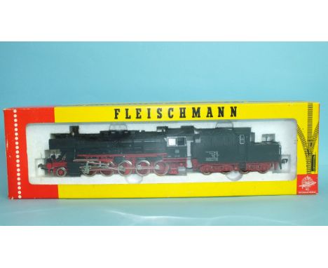 Fleischmann HO gauge, 4175 DB 2-10-0 locomotive RN 50 058, (boxed). 