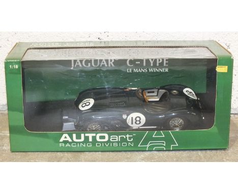 Auto Art, Racing Division Jaguar C-type, 1953, (boxed). 
