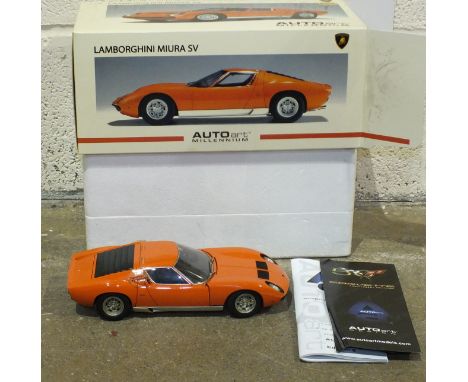 Auto Art, Lamborghini Miura SV, (boxed). 