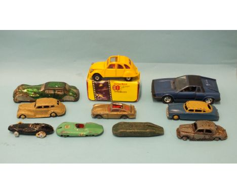 Corgi, a boxed James Bond 'For Your Eyes Only' Citroen 2CV, various play-worn diecast cars by Dinky, Corgi and Polistil and o