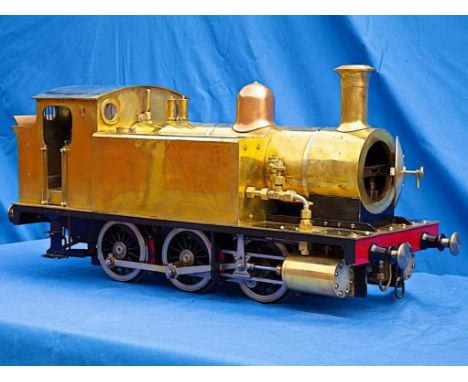 Model Engineering - a hand built exhibition standard 3.5 inch gauge working model tank locomotive 0-6-0T with full working pl