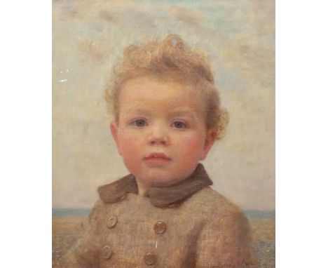 Sydney Watts White (British, fl.1892-1917) Portrait of Antony Bartonoil on canvassigned and dated 194535 x 29.5cm***CONDITION