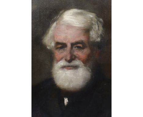 James Elder Christie (Scottish, 1847-1914) Portrait of Richard Carte (1808-1891), English flute-maker, flautist and composero