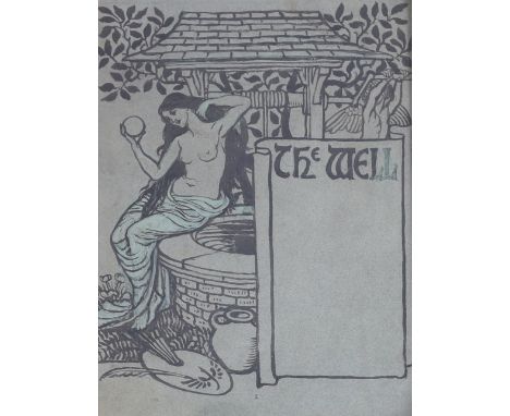Follower of Walter Crane RWS (1845-1915) frontispiece for The Well of Loneliness by Radclyffe Hallink and watercolour on grey