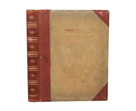 ° ° Indian Interest: CAXTON WORKS. Souvenir. 'Kathiawar Tour of His Excellency Sir George Sydenham Clarke, Governor of Bombay