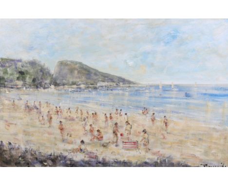 Walter John Beauvais (1942-1998) Beach sceneoil on canvassigned49 x 75cm***CONDITION REPORT***In honest original condition, p