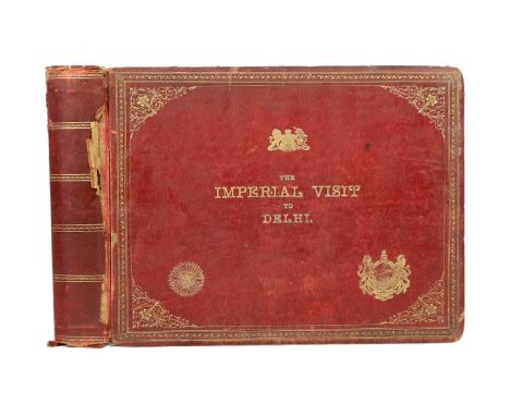 Indian / Royal Interest: VERNON &amp; CO. Souvenir, The Imperial Visit to Delhi. Calcutta: Bombay, Vernon &amp; Co, [1912]. t