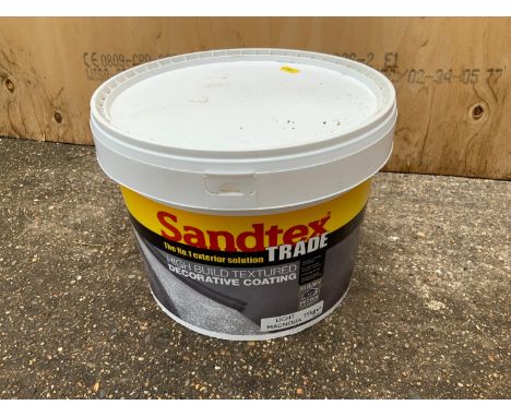 Tub of Light Magnolia Sandtex Paint 