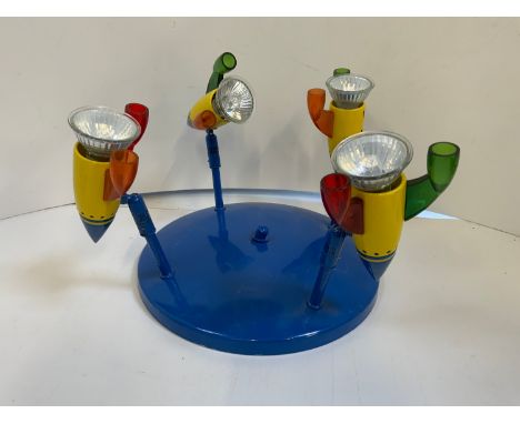 1980s Child's Ceiling Rocket Light 