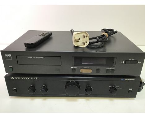 Cambridge Audio Amplifier  and NAD Compact Disc Player with Remote 
