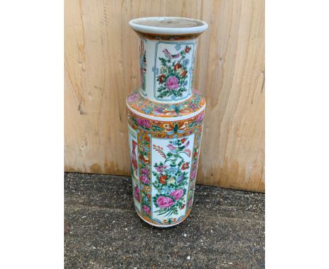 Chinese Vase - Been Used as Lamp Base 46cm H 