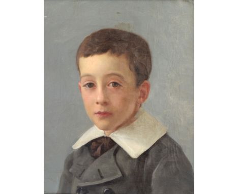 EARLY 20TH CENTURY ENGLISH SCHOOL; oil on canvas, portrait study of a young boy, unsigned, 40 x 31cm, framed.