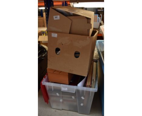 WORLD; in albums, on pages, sketch books, some First Day Covers, etc, in three boxes.