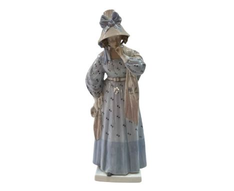 Royal Copenhagen figurine Victorian Lady No 1385.