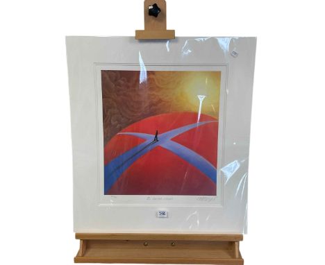 Mackenzie Thorpe, A Crossroads, limited edition photo lithograph, signed, titled and numbered 224/550 in pencil in the margin