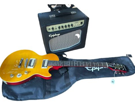 Epiphone Slash Signature Special guitar, bag and Snakepit amplifier.