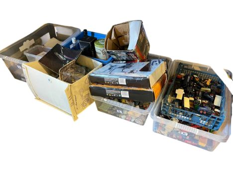 Collection of stamps, semi-precious stones, alcohol, die-cast toys including Star Wars, etc.