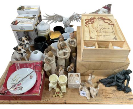 Whimsical World pocket dragons, Harry Potter figures, Willow Tree figures etc.
