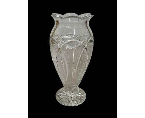 Waterford Clannad vase with box, receipt and certificate.