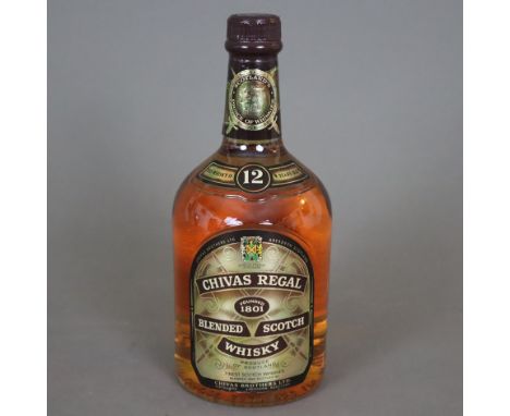 Scotch Whisky - Chivas Regal, Blended Scotch Whisky, 43% Vol., 75 cl, in Originalbox mit Gebrauchsspuren