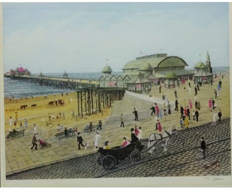 Brighton Pier, limited edition colour print after Tom Dodson signed in pencil with blind stamp 37.5cm x 46.5cm  Condition Rep