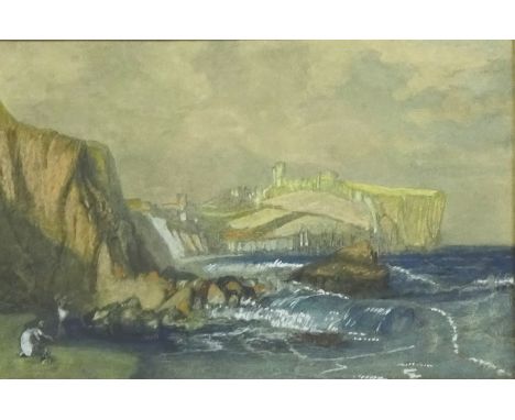 View of Scarborough from Cornelian Bay, hand finished print unsigned 15cm x 22cm Condition Report Click here for further imag