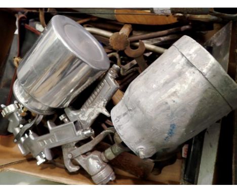 Mixed tools including spray can. Not available for in-house P&amp;P 