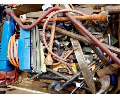 Mixed tools and a work lamp. Not available for in-house P&amp;P 