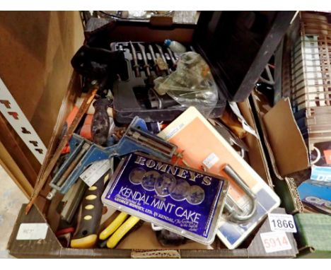 Box of mixed tools. Not available for in-house P&amp;P 