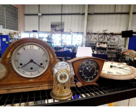 Shelf of mixed clocks. Not available for in-house P&amp;P 