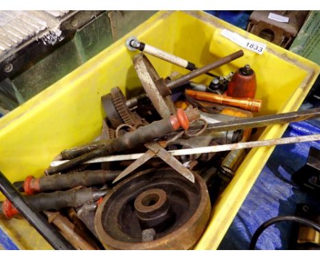 Tray of mixed tools to include hand tools. Not available for in-house P&amp;P 